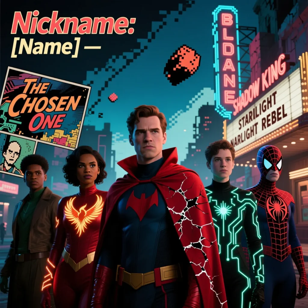 Nicknames Inspired by Pop Culture