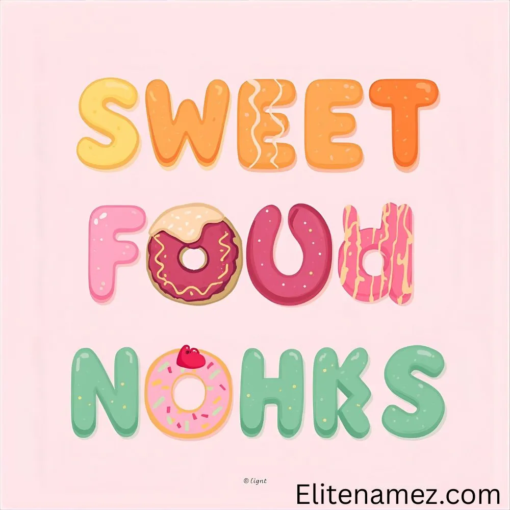 Sweet Food-Inspired Nicknames