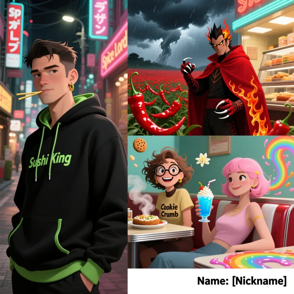 Food-Inspired Nicknames for Friends