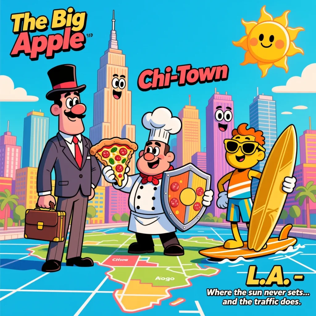 Funny City Nicknames