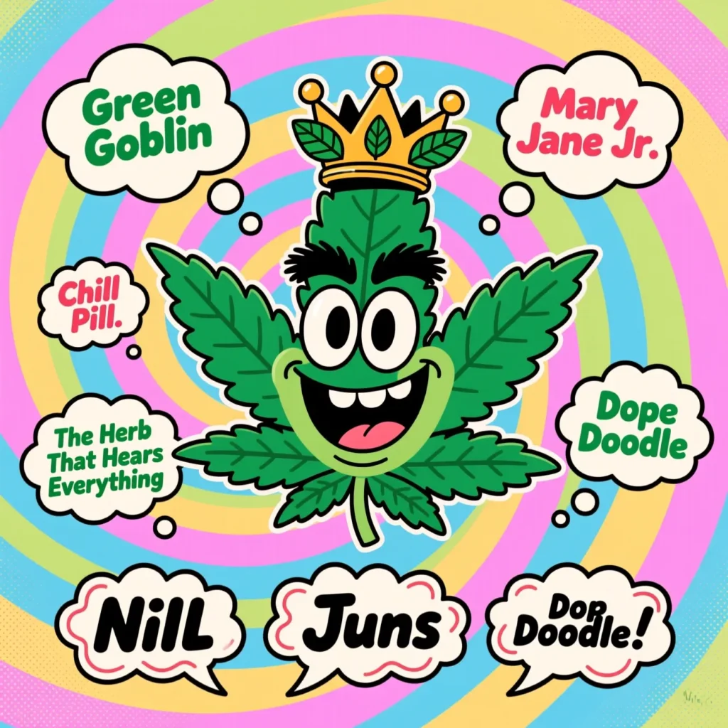 Funny Nicknames for Weed