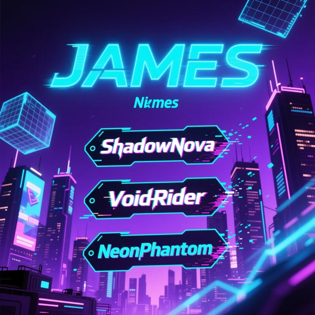 Gaming Nicknames for James