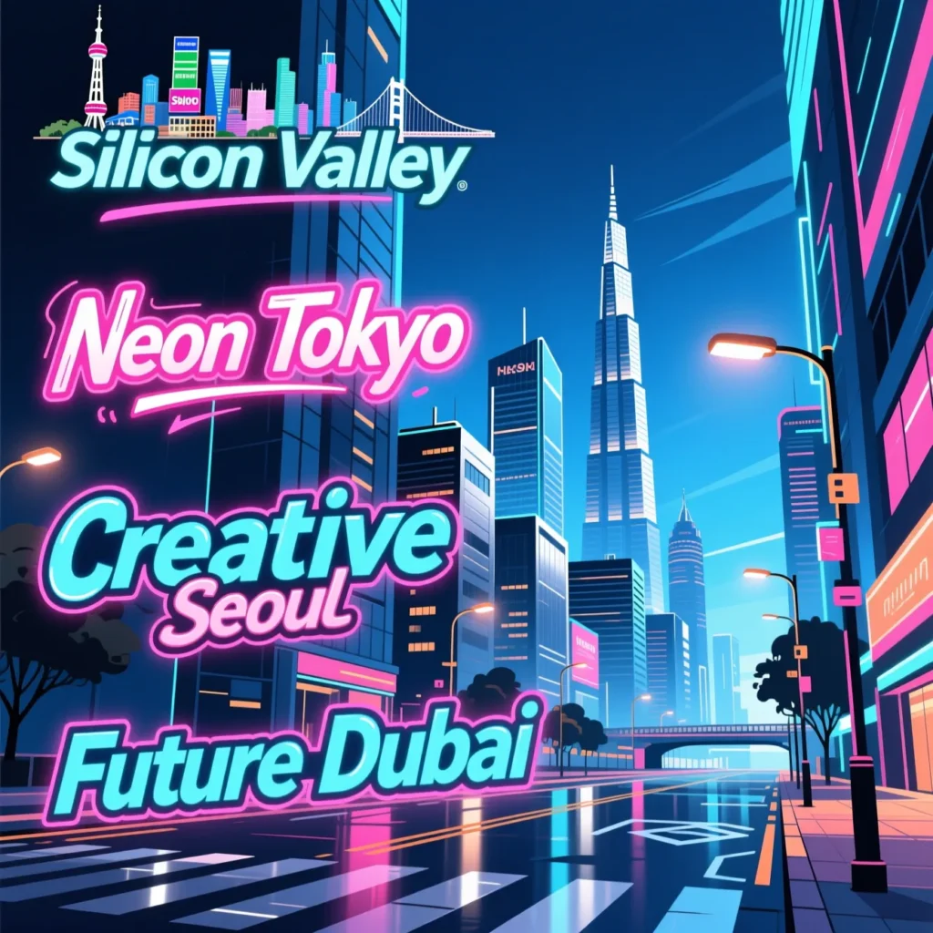 Modern & Trendy City Nicknames