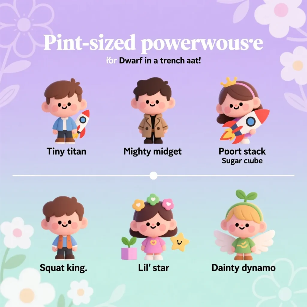 Nicknames for Short Guys & Girls Separately