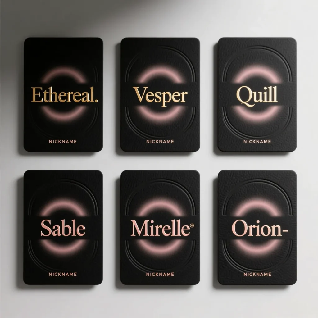 Rare Nicknames with Style