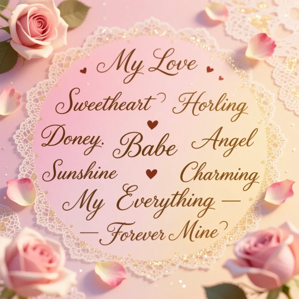 Sweet Nicknames for Husband