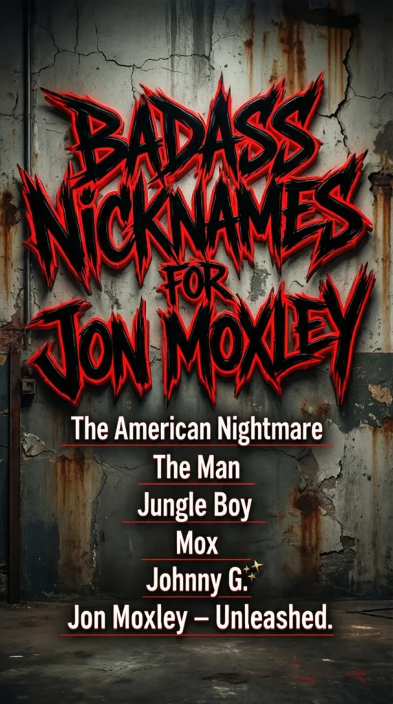 Badass Nicknames for Jon Moxley