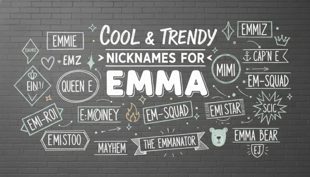 Cool & Trendy Nicknames for Emma