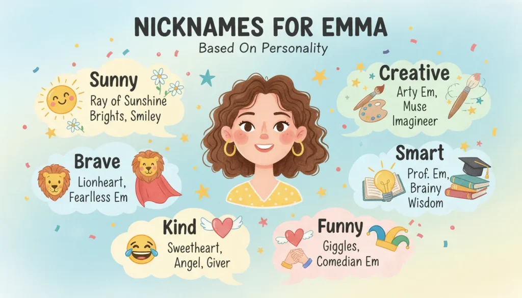 Nicknames for Emma Based on Personality