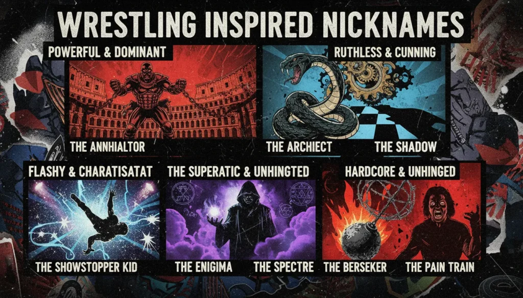 Wrestling Inspired Nicknames