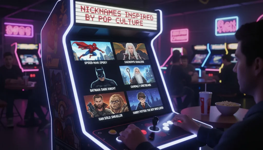 Nicknames Inspired by Pop Culture
