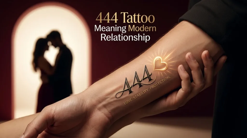 444 Tattoo Meaning Relationship