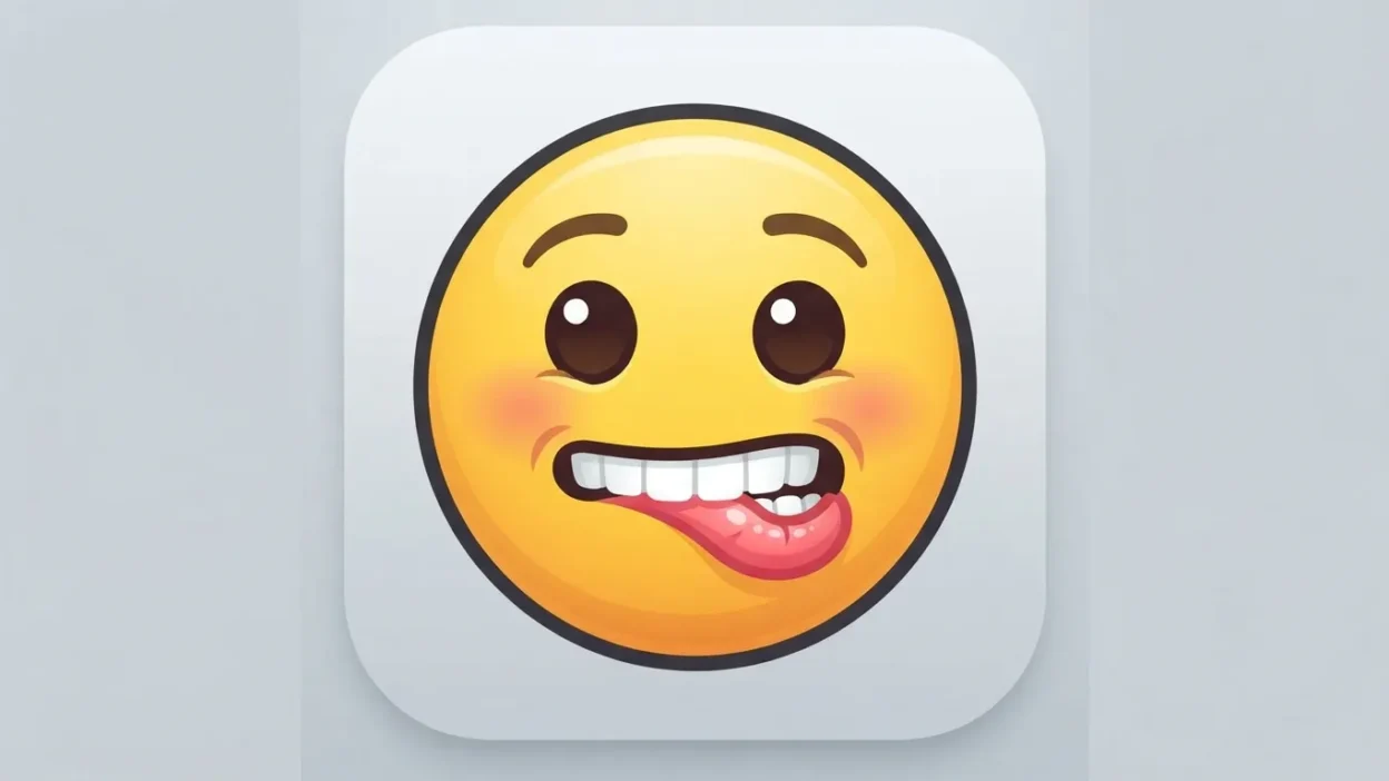 Lip Bite Emoji