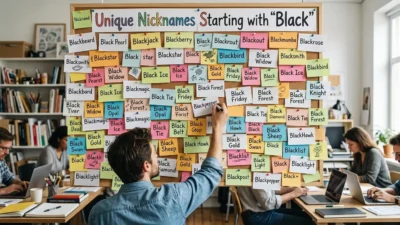Nicknames That Start With Black