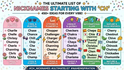 Nicknames That Start With Ch