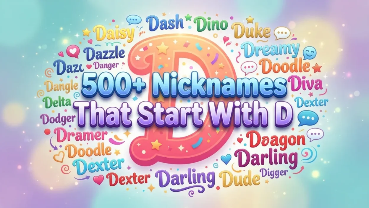 Nicknames That Start With D