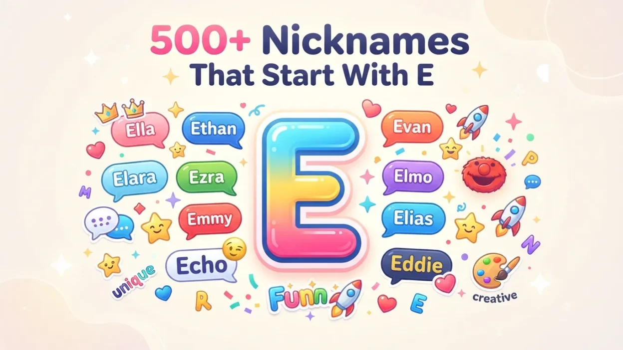 Nicknames That Start With E