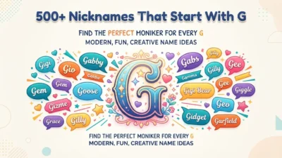 Nicknames That Start With G