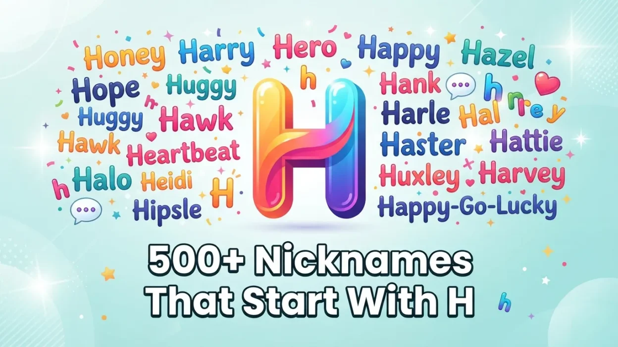 Nicknames That Start With H