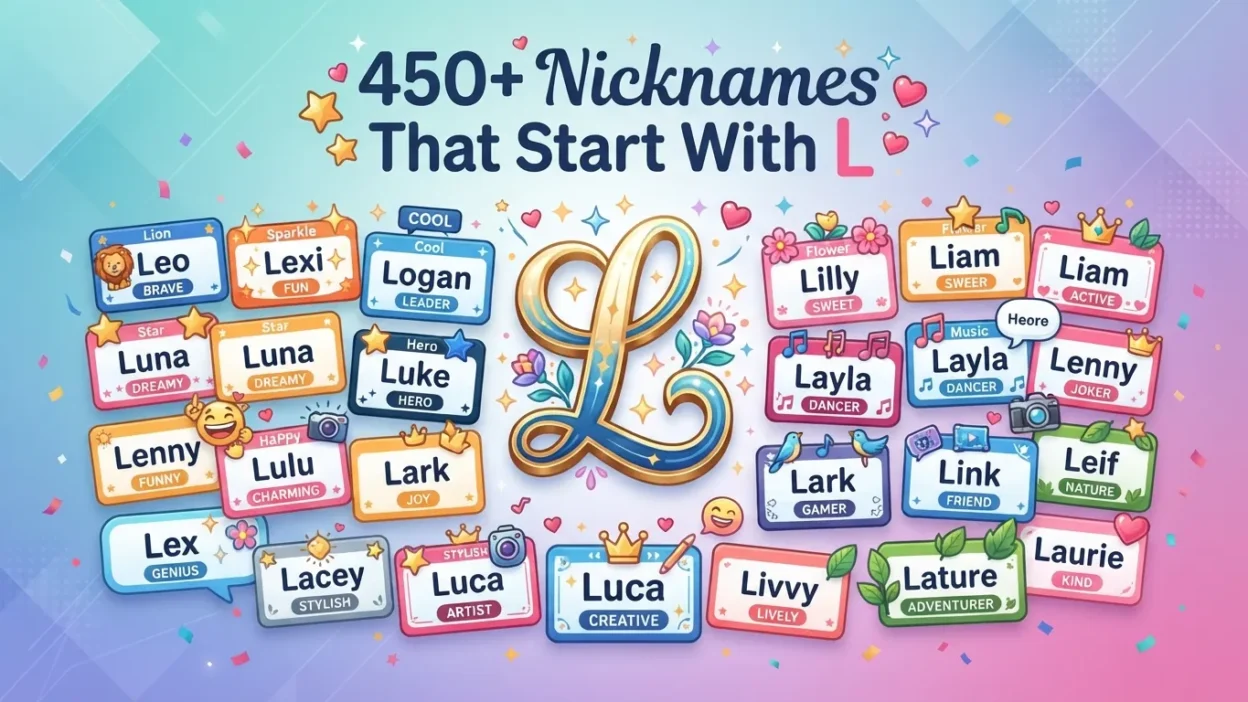 Nicknames That Start With L