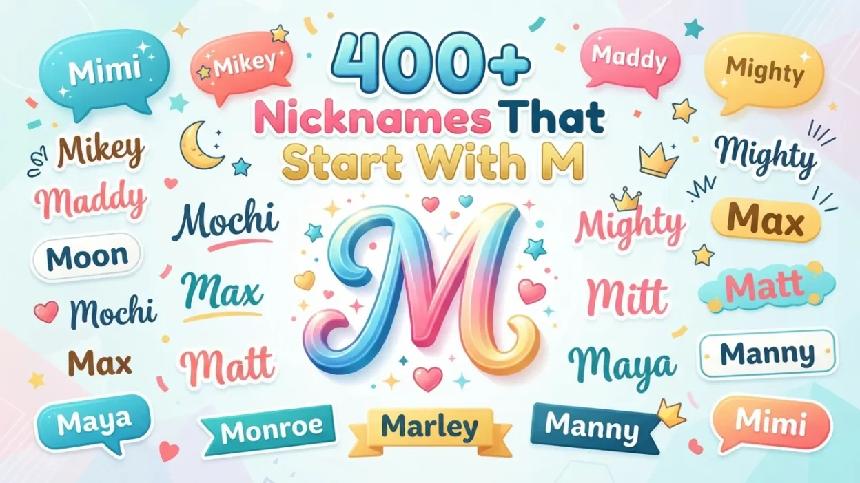 Nicknames That Start With M