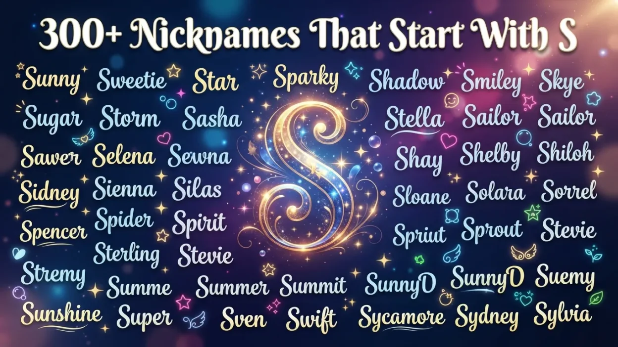 Nicknames That Start With S