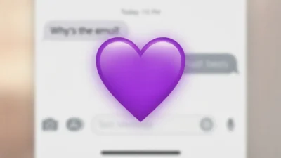 Purple Heart Emoji