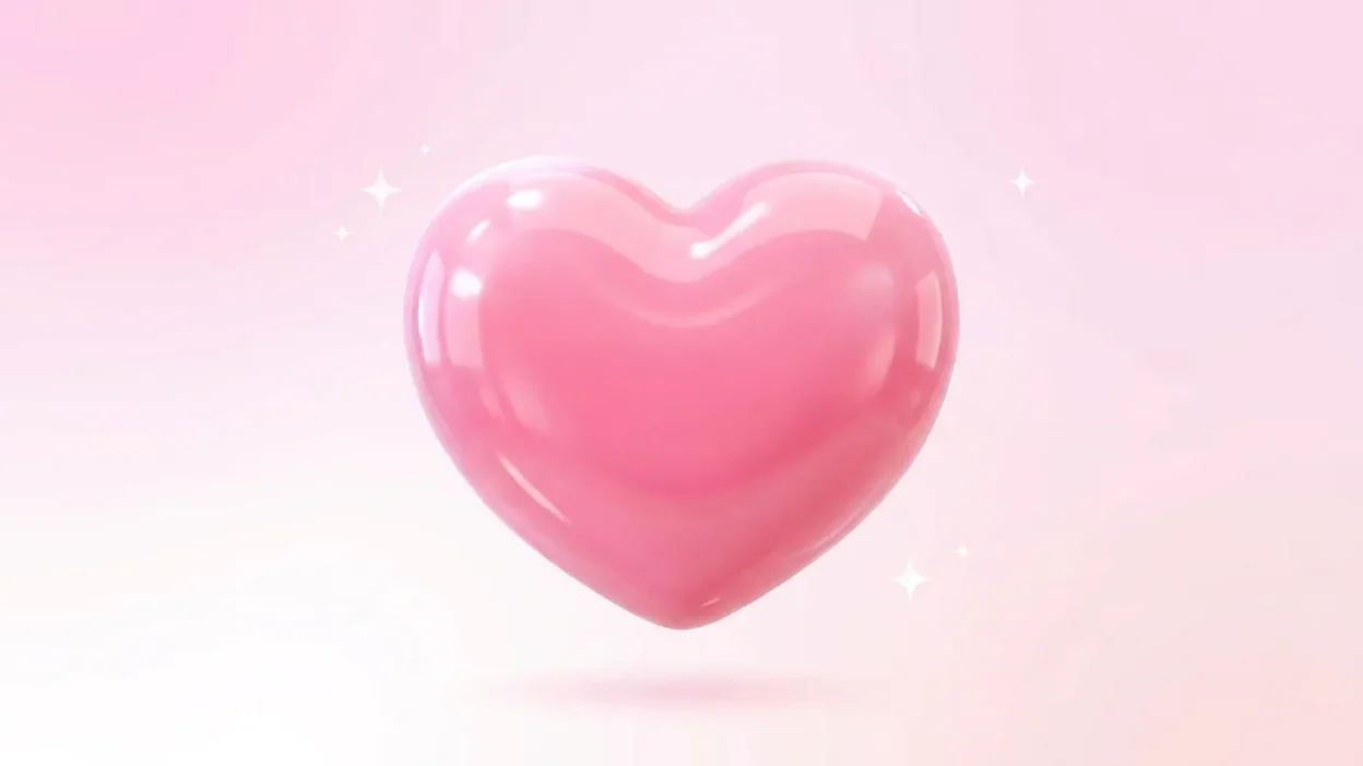 Pink Heart Emoji