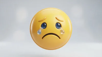 Sad Face Emoji