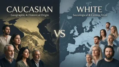 Caucasian vs White