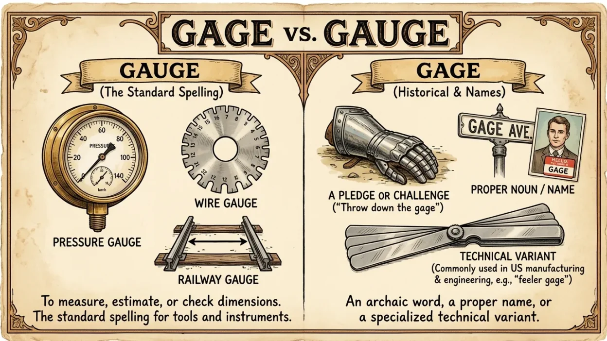 Gage vs Gauge