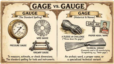 Gage vs Gauge